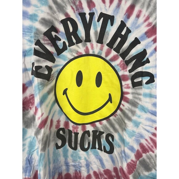 Chinatown Market Everything Sucks Tie Dye T-Shirt Size XL Streetwear - Picture 4 of 4